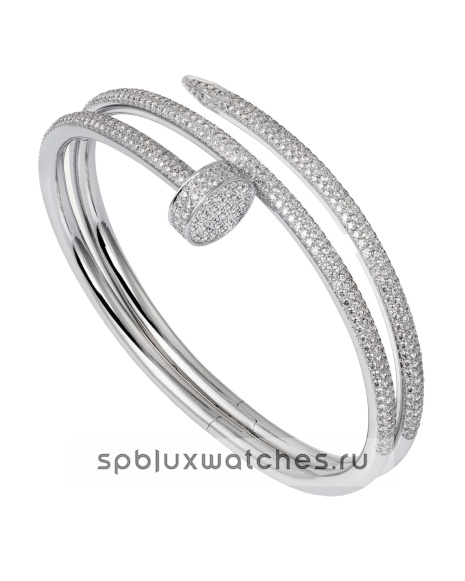 Браслет Cartier Juste un Clou Half-Paved Double Bracelet N6708717