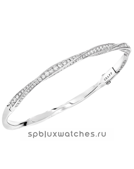 Браслет Graff Spiral Pave Diamond Bangle RGB351