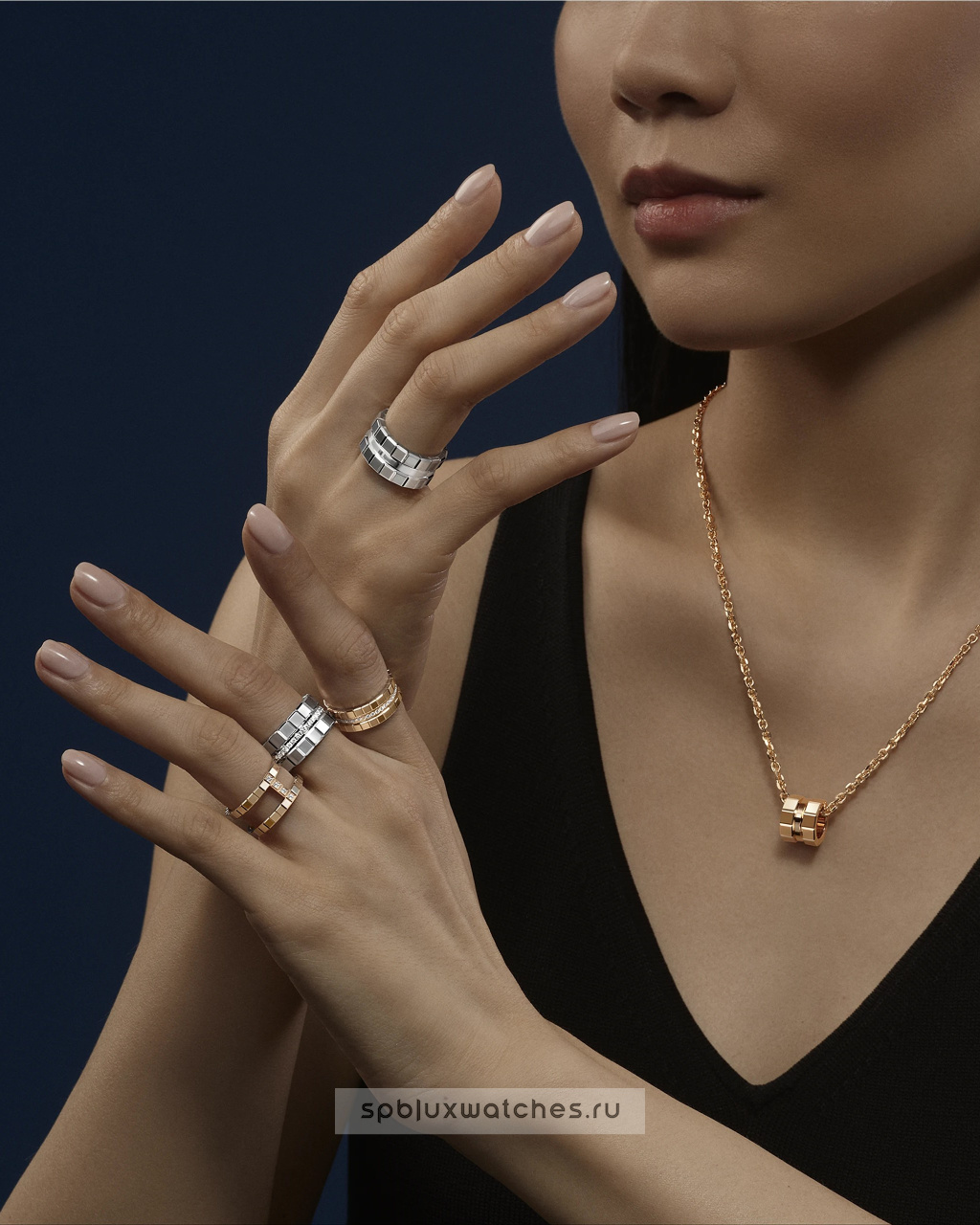 Кольцо Chopard Ice Cube Ring 827004-1010