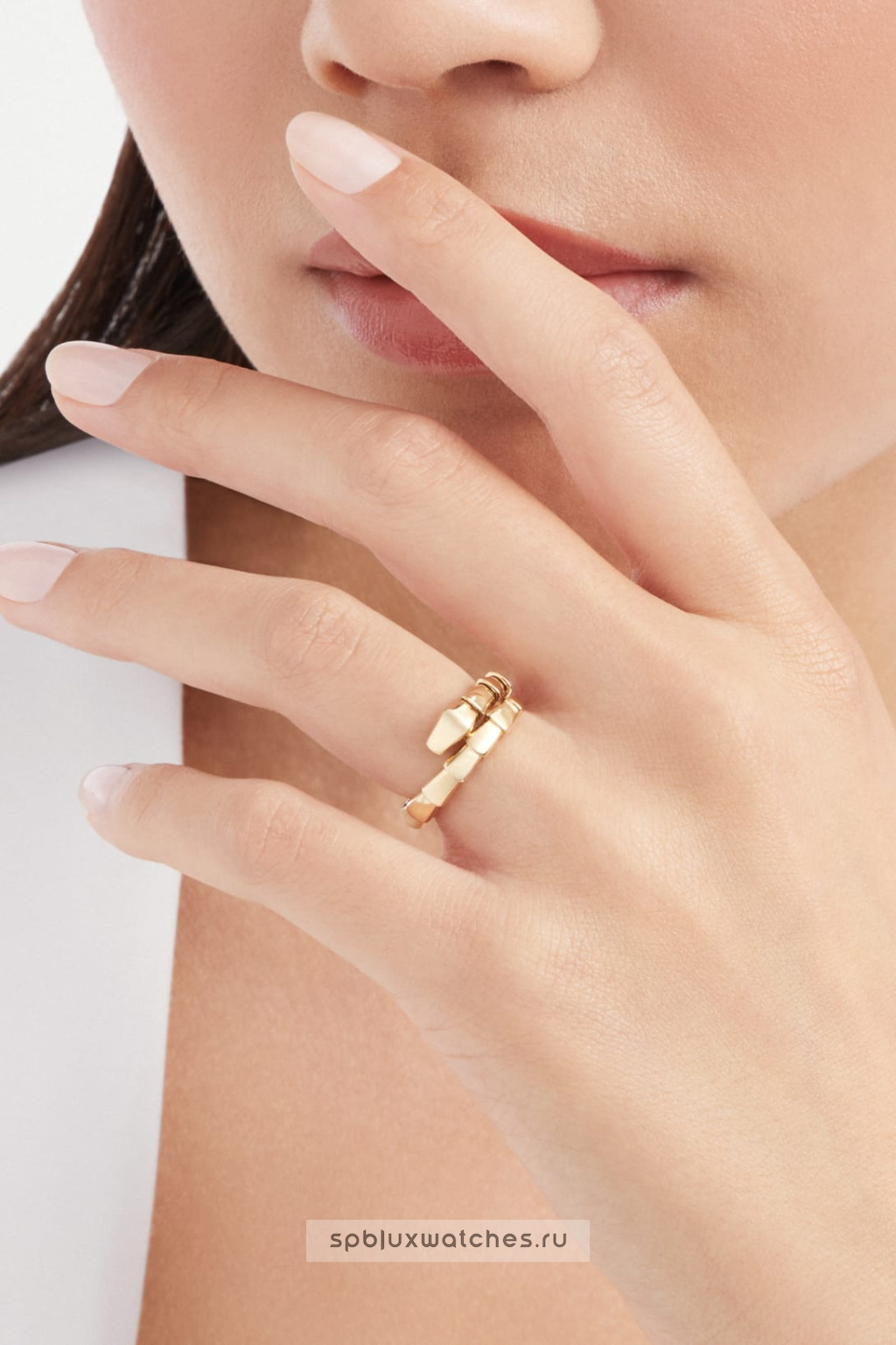 Кольцо Bvlgari Serpenti Viper One-Coil Ring 358642