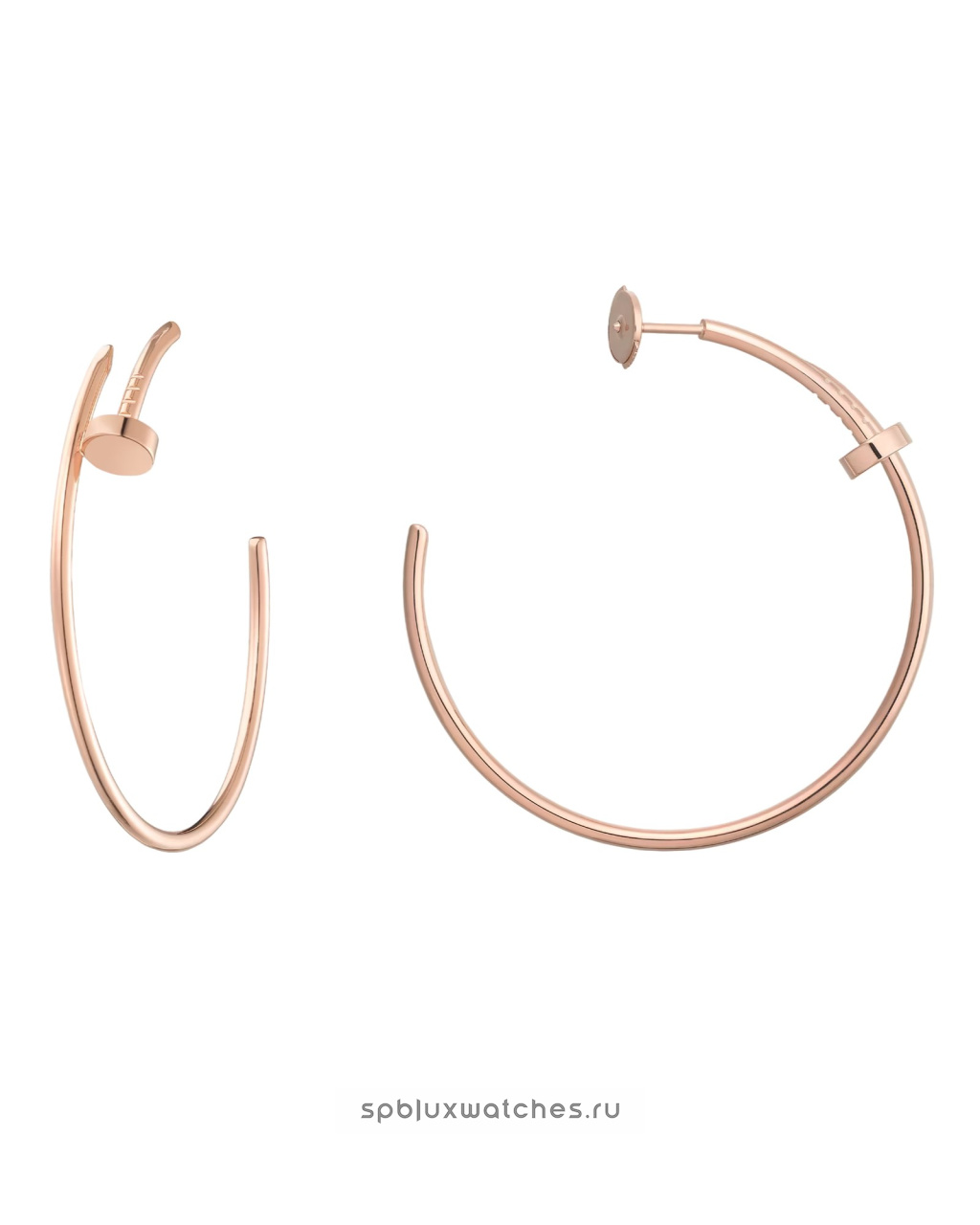 Серьги Cartier Juste un Clou Hoop Earrings Large Model B8301211