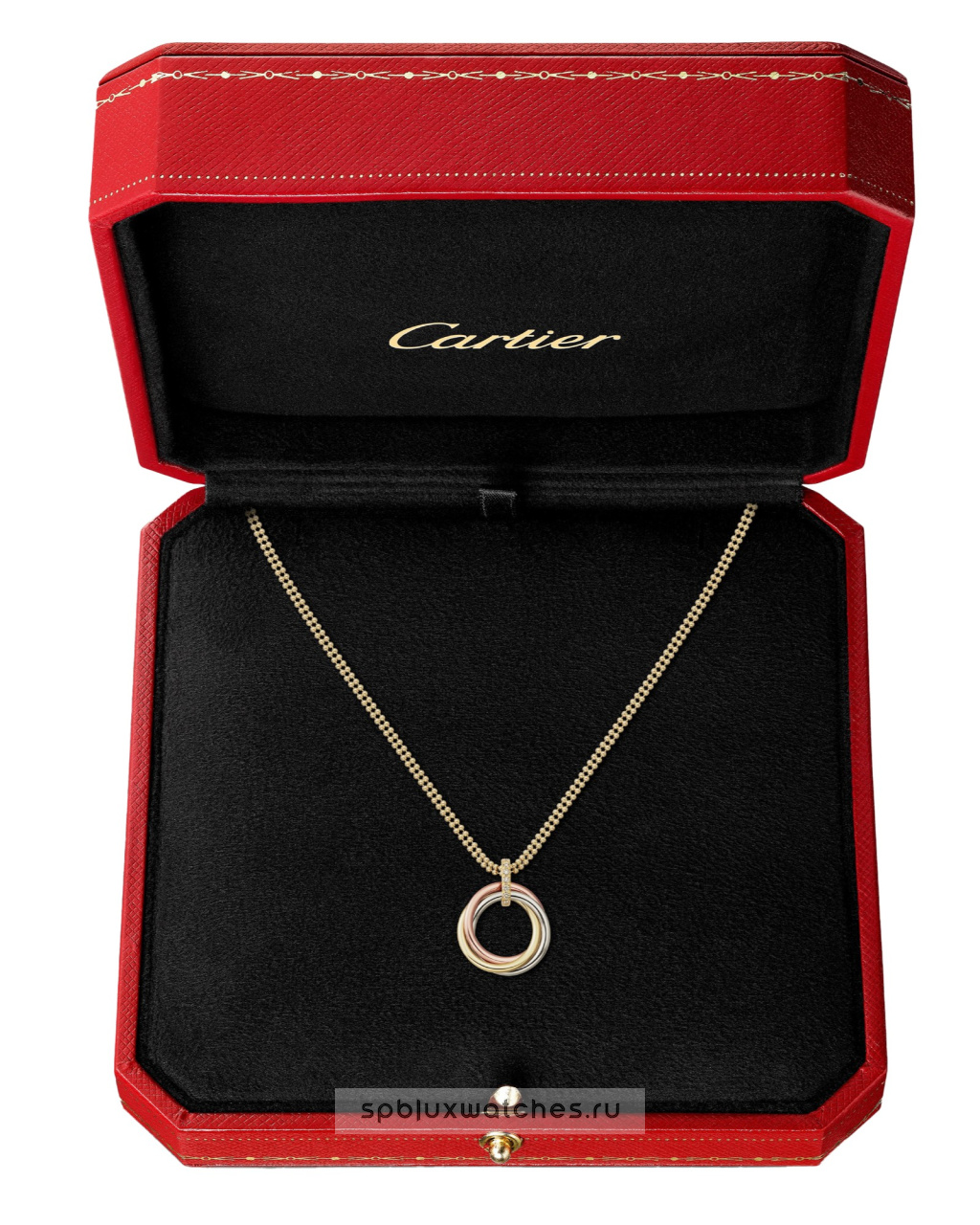 Подвеска Cartier Trinity Diamonds Pendant Medium Model B7224814