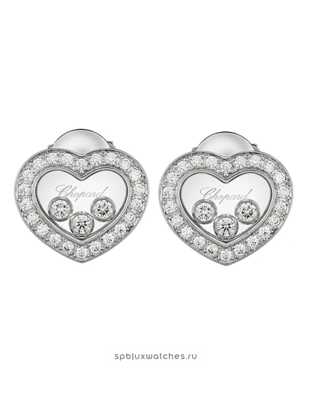 Серьги Chopard Happy Diamonds Icons Earrings 83A611-1201