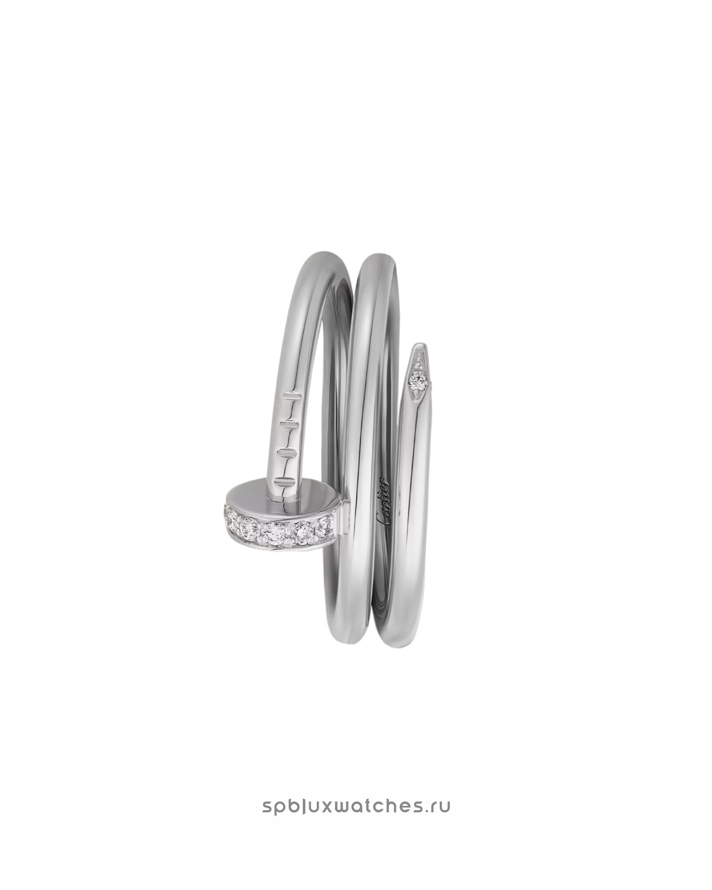 Кольцо Cartier Juste un Clou Double Diamonds Ring B4211000