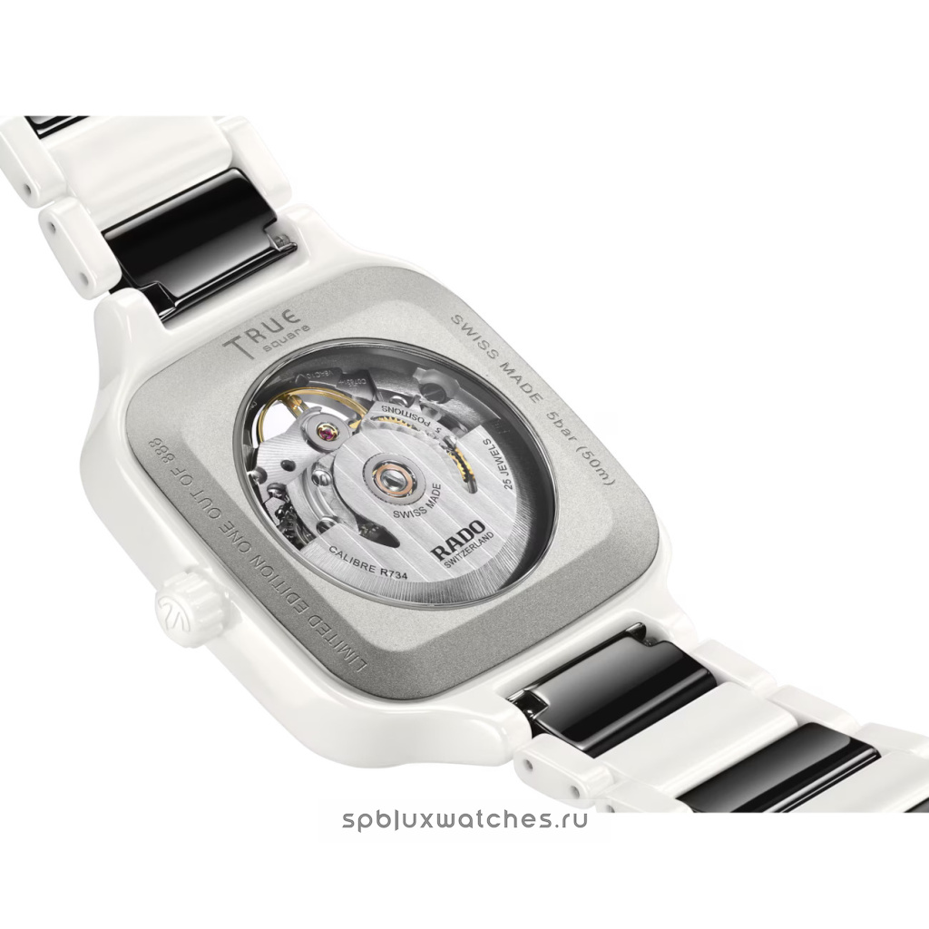 Rado True Square Automatic Open Heart Diamonds 38 mm R27073752 Limited Edition