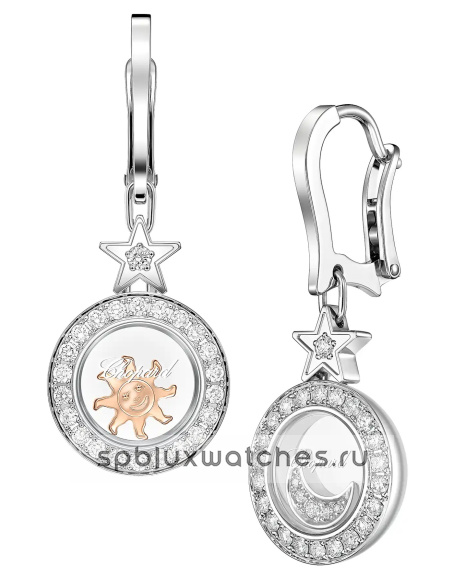 Серьги Chopard Happy Diamonds Icons Earrings 839434-1401