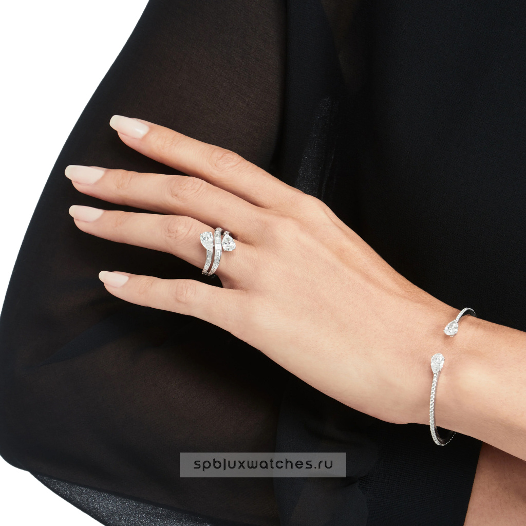 Браслет Graff Duet Pave Diamond Bangle RGB380