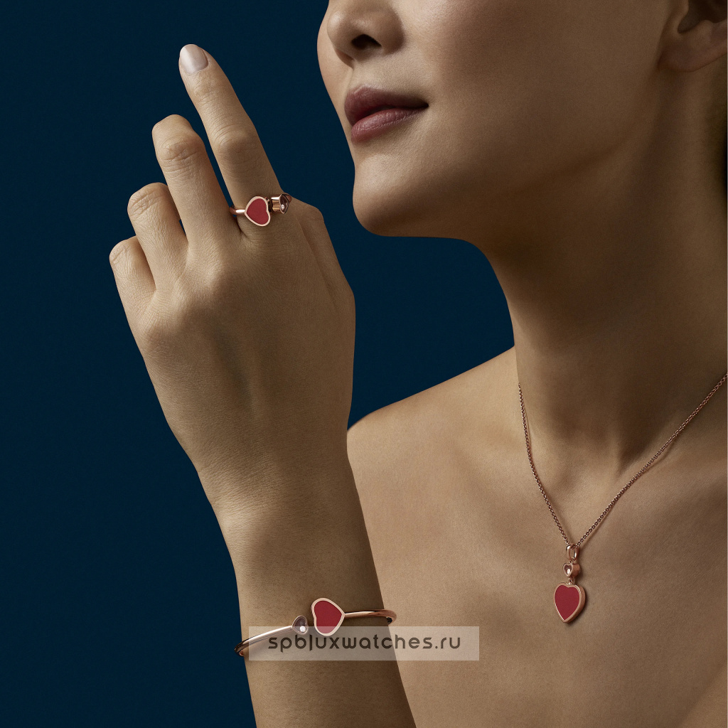 Браслет Chopard Happy Hearts Bangle 857482-5820