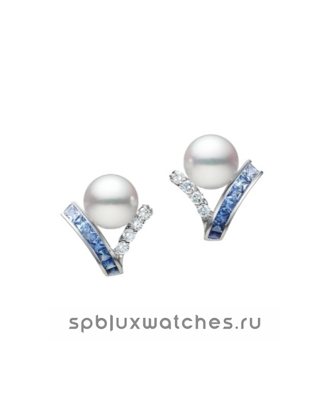 Серьги Mikimoto Ocean Pierced Earrings PYE-7705PU