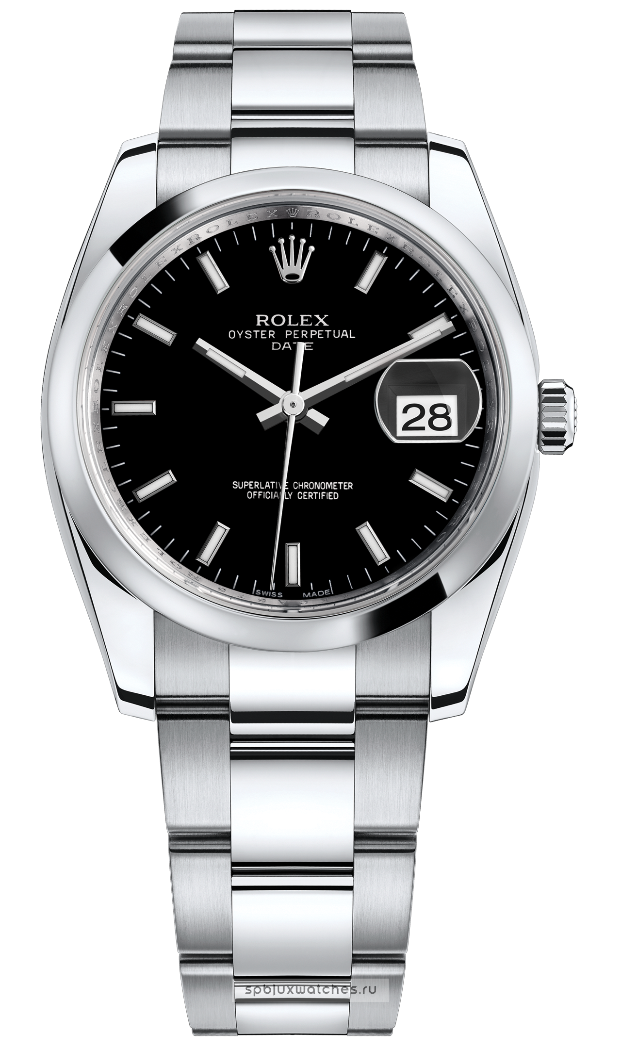 rolex date 34 black