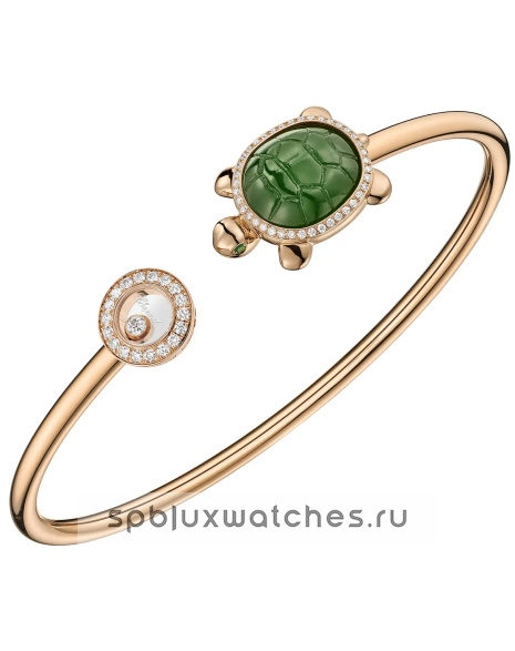 Браслет Chopard Happy Diamonds Turtle Bangle 85A687-5200