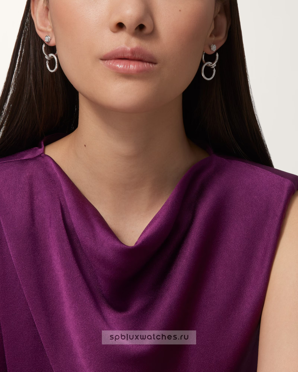 Серьги Cartier Juste un Clou Double Paved Earrings N8515272