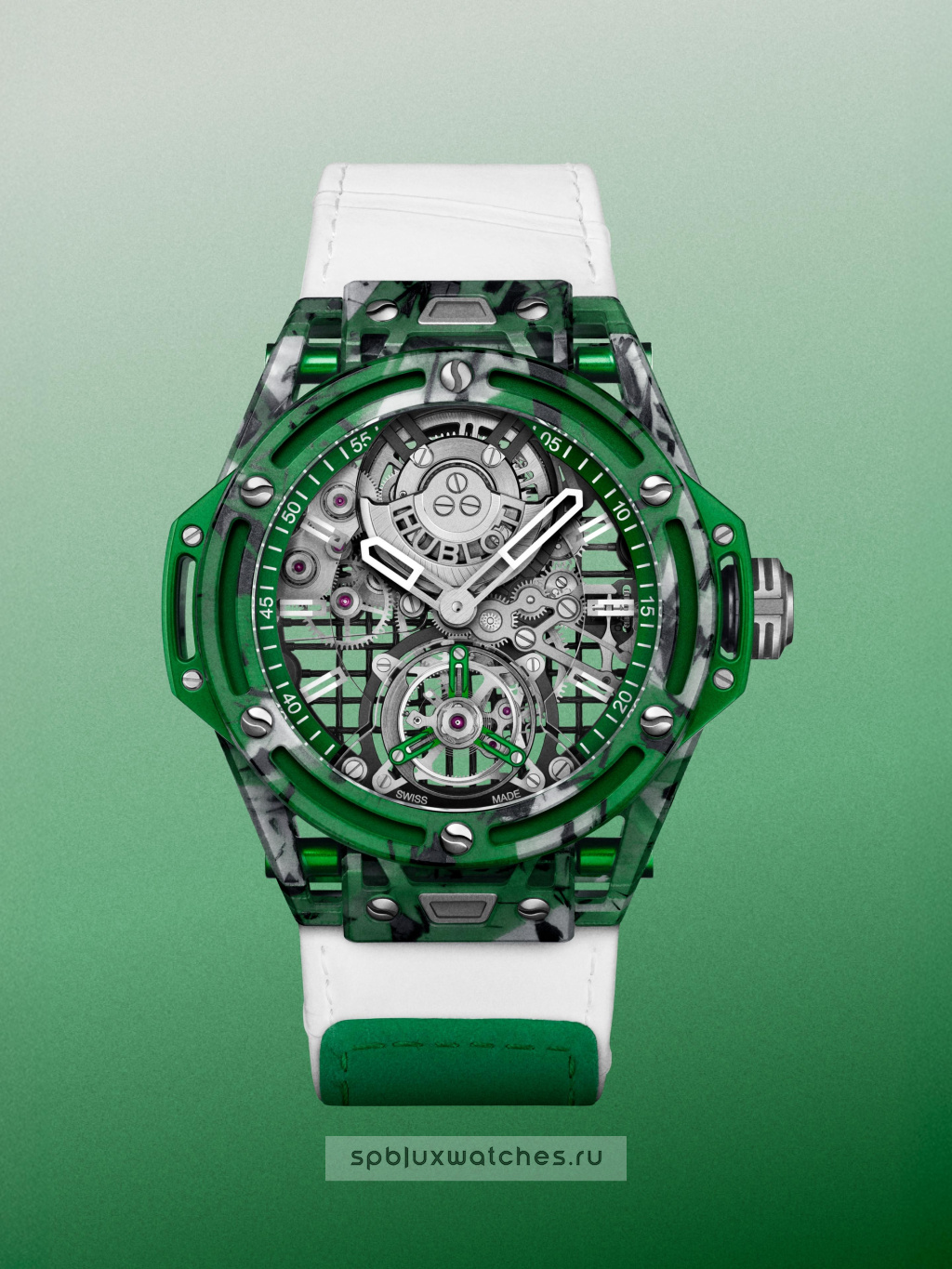 Hublot Big Bang Tourbillon Novak Djokovic Goat Edition Green 44 mm 429.QKG.0120.NR.DJO26