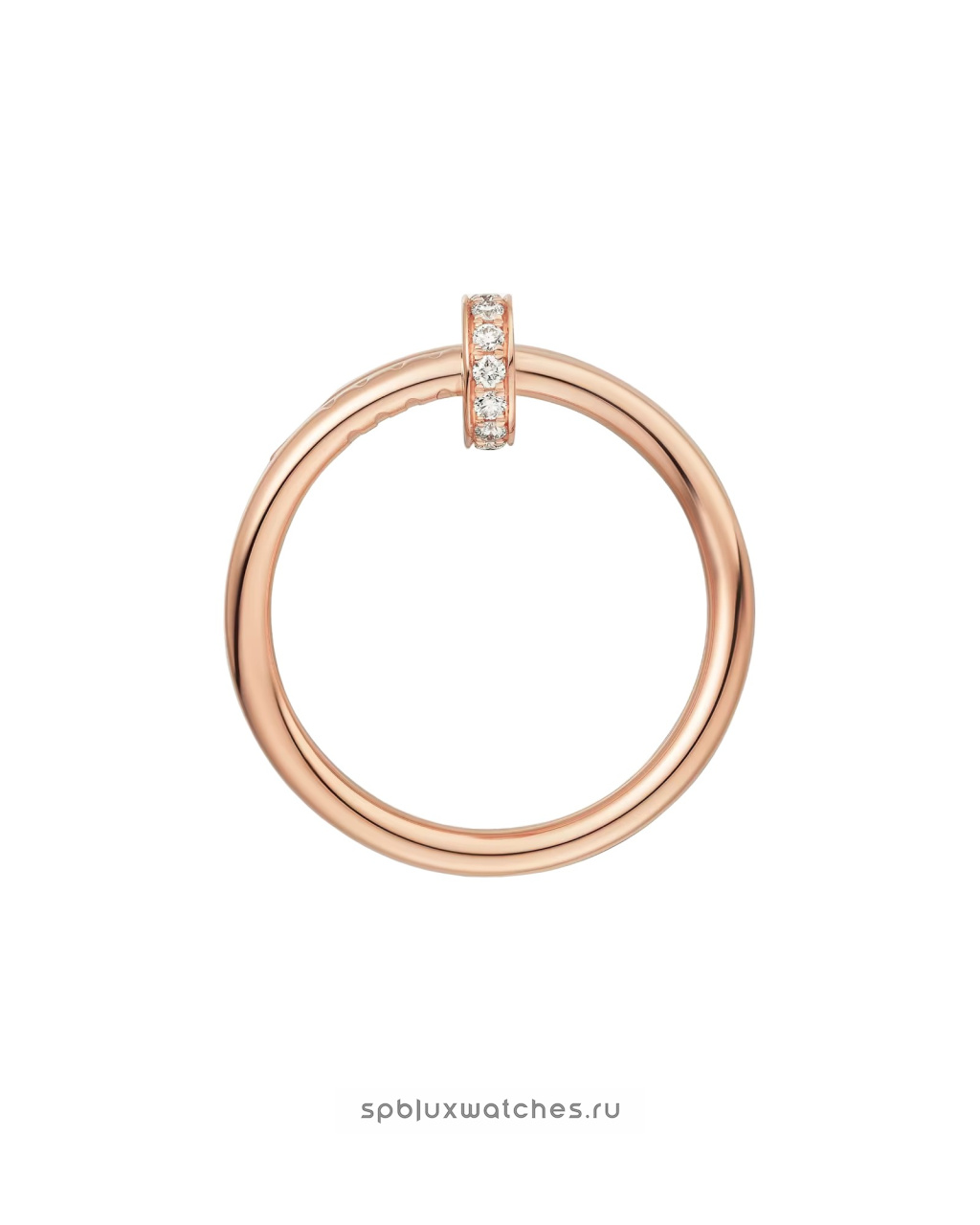 Кольцо Cartier Juste un Clou Diamonds Double Ring B4210800
