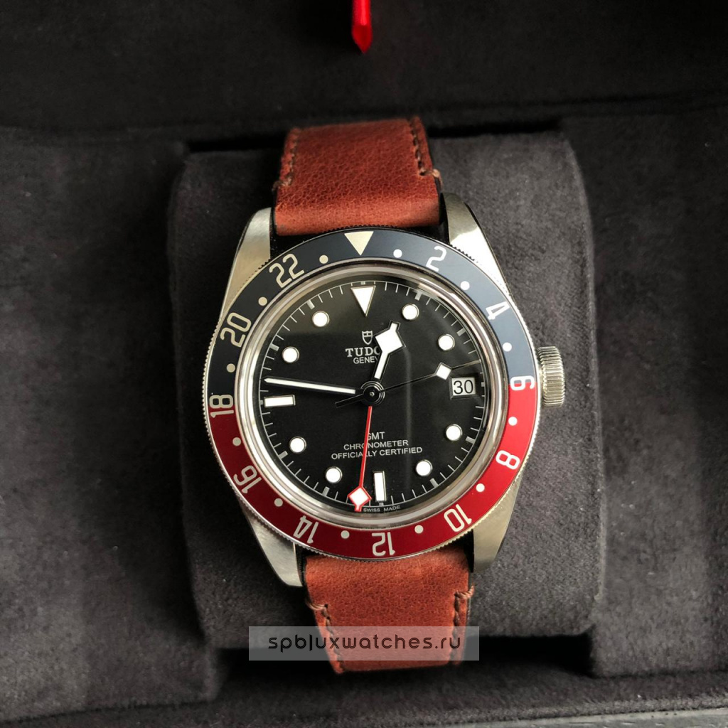 tudor gmt leather