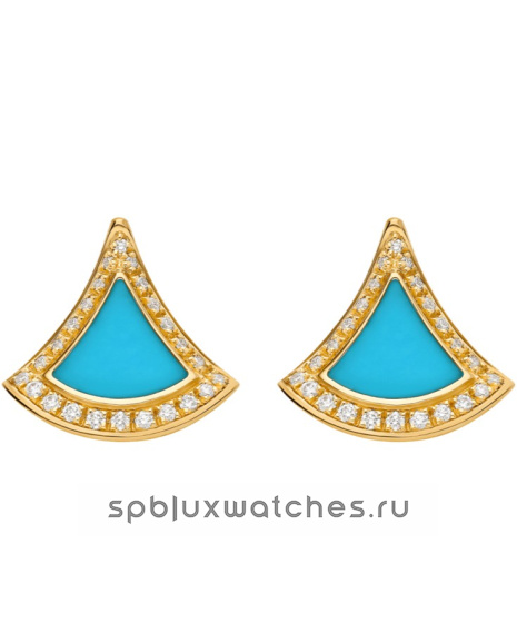 Серьги Bvlgari Divas’ Dream Stud Earrings 361442