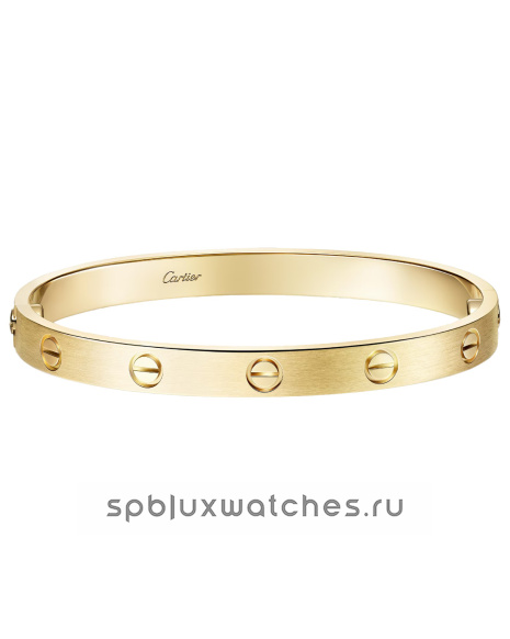 Браслет Cartier Love Classic Brushed Bracelet B6077015