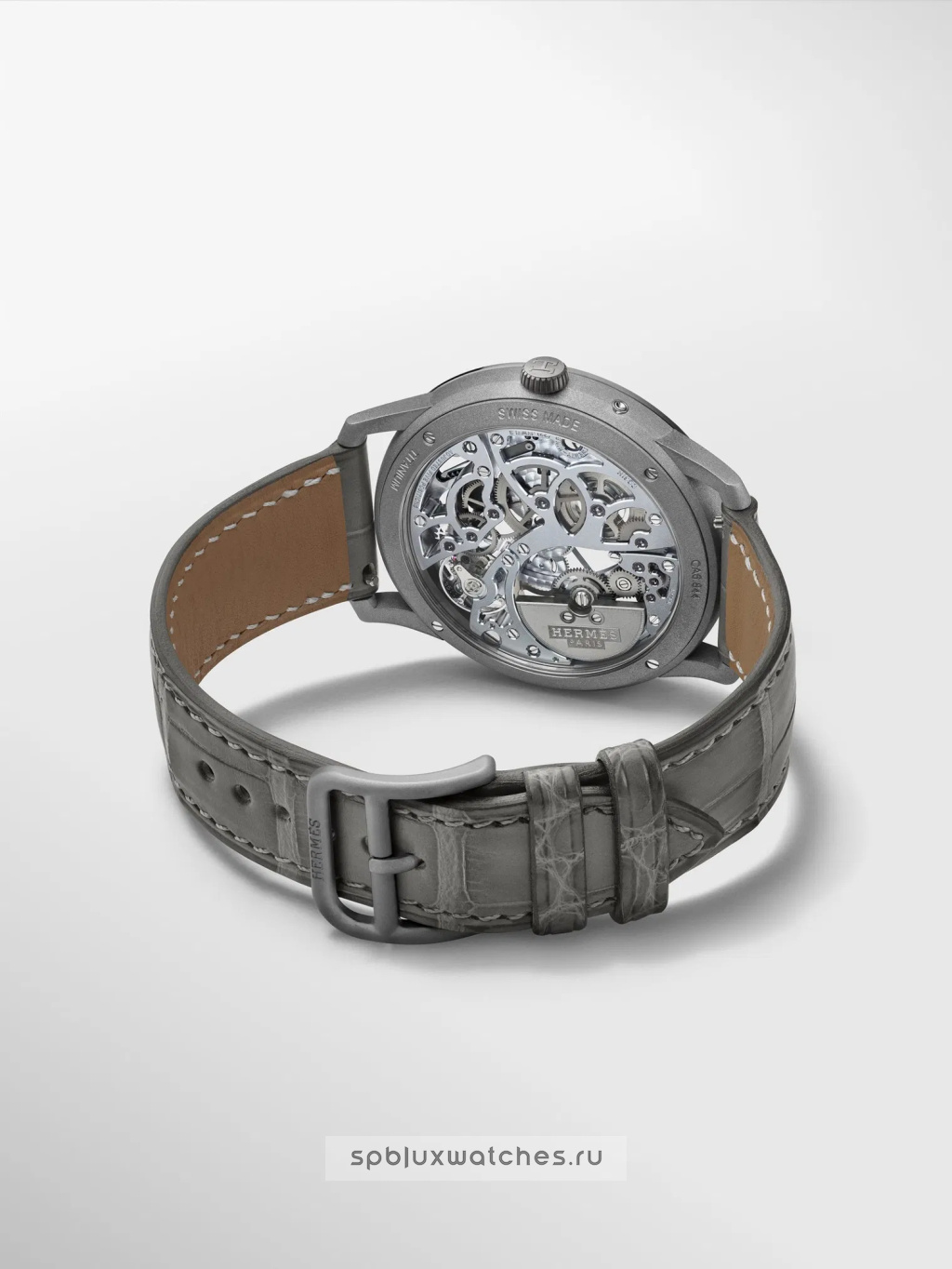 Hermes Slim d’Hermès Squelette Lune Gray 39.5 mm 408385WW00