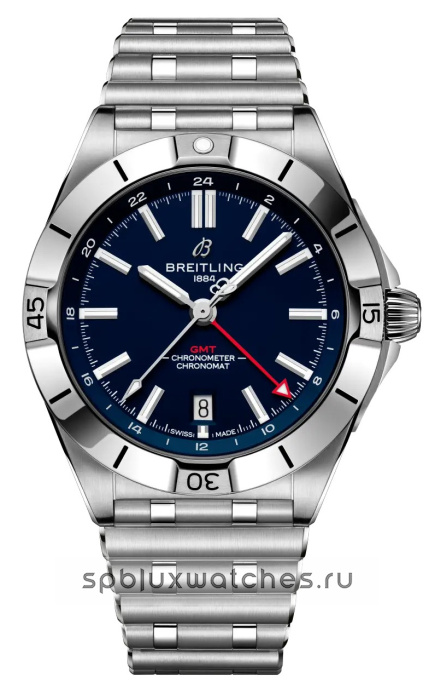 Breitling Chronomat Automatic GMT 40 mm NFL New England Patriots Edition A32398E41C1A1