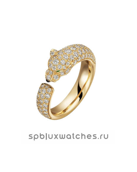 Кольцо Cartier Panthere de Cartier Paved Ring Small Model N4765500