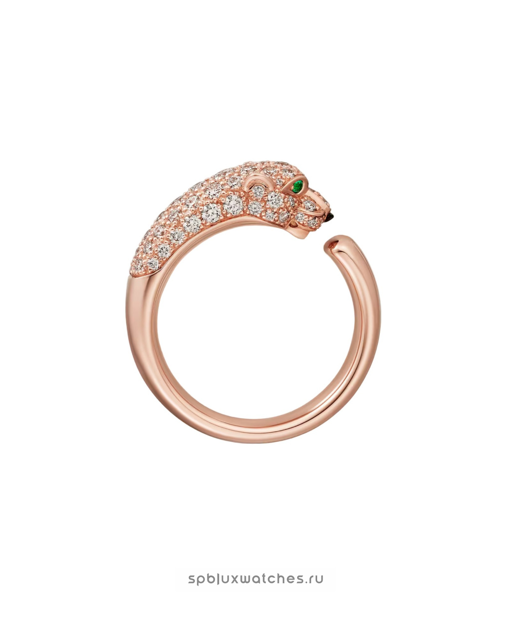 Кольцо Cartier Panthere de Cartier Half-Paved Ring Small Model N4765700