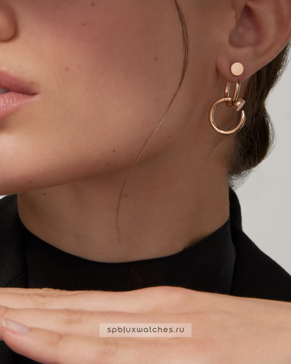 Серьги Cartier Juste un Clou Double Earrings B8301527