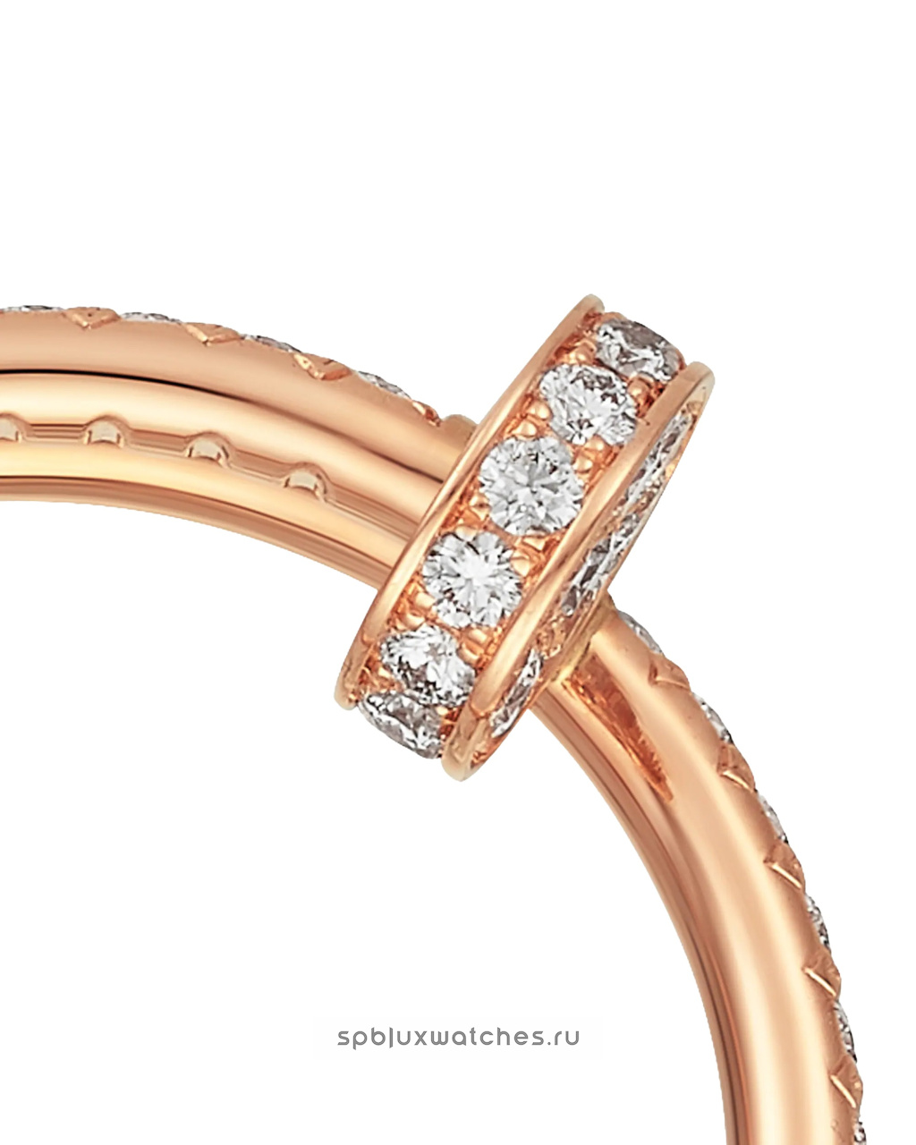 Кольцо Cartier Juste un Clou Half-Paved Ring Small Model B4231400