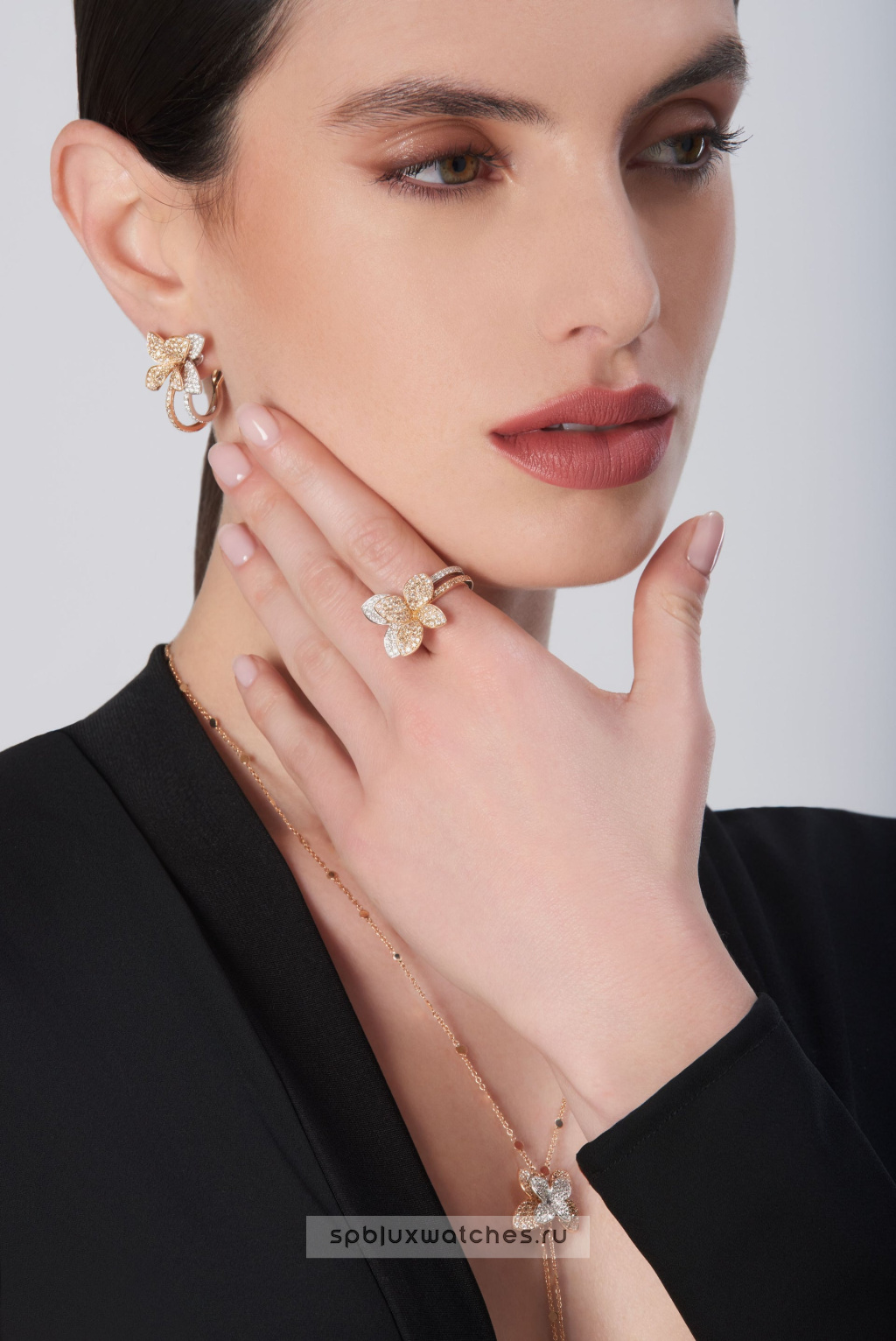 Кольцо Pasquale Bruni Petit Garden Libellule Ring 16713BR