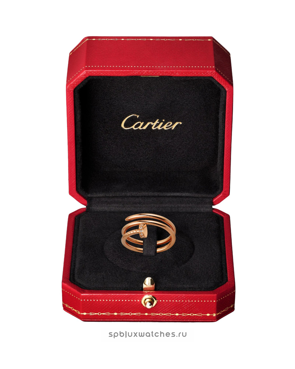 Кольцо Cartier Juste un Clou Diamonds Double Ring B4210800