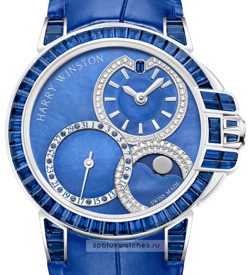 Harry Winston Ocean Date Moon Phase Automatic 36 mm OCEAMP36WW003