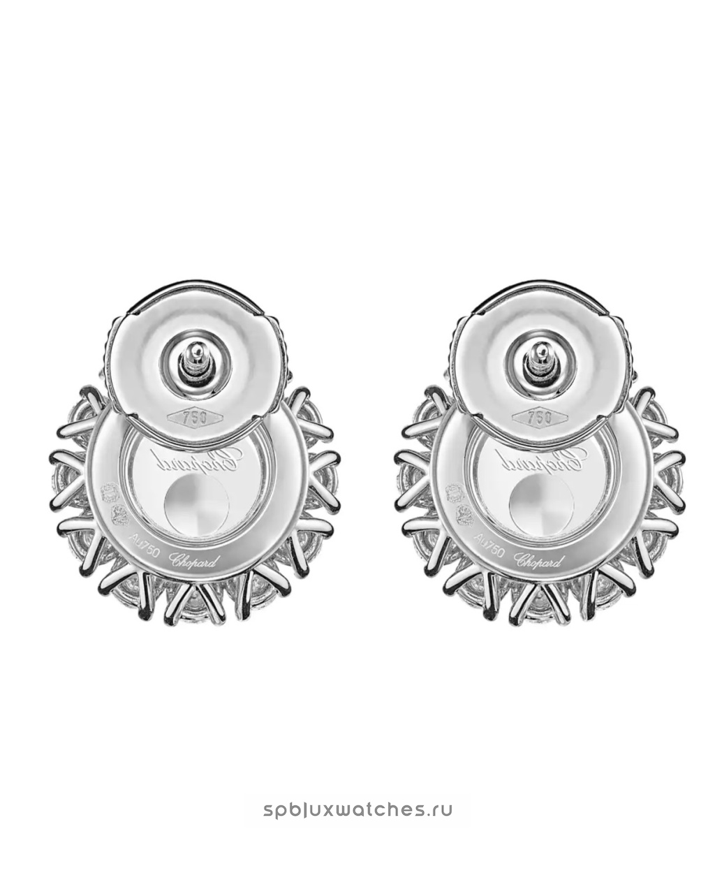 Серьги Chopard Happy Diamonds Icons Joaillerie Earrings 83A609-1001