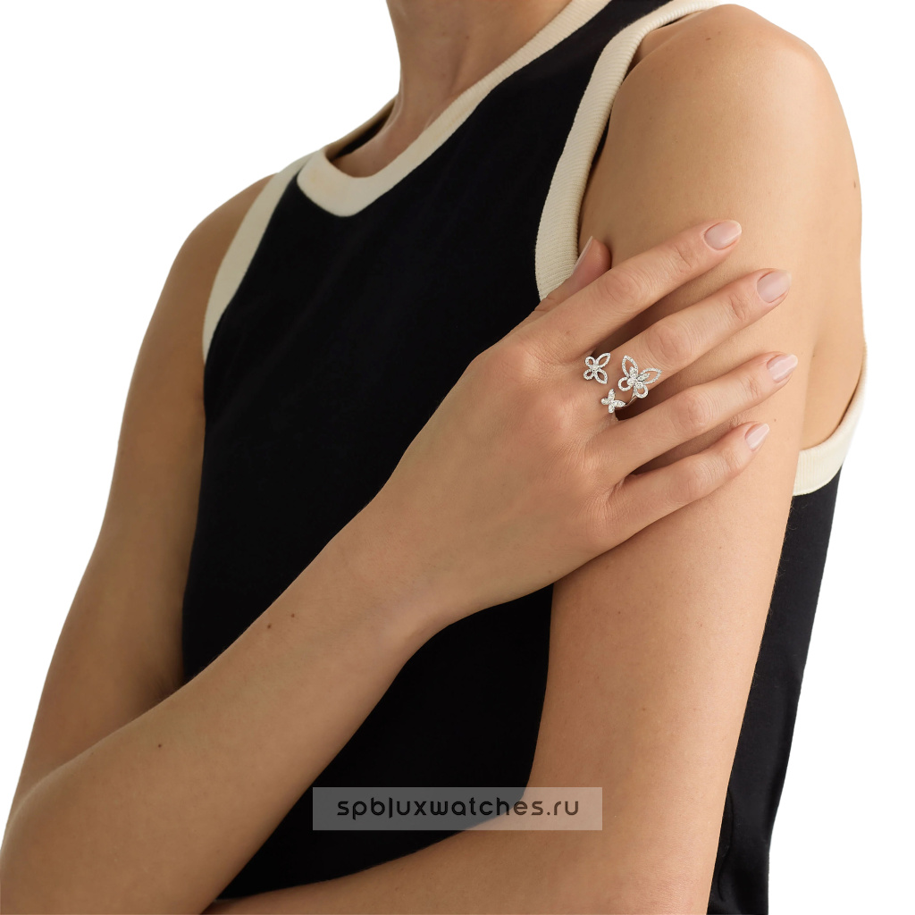 Кольцо Graff Triple Butterfly Silhouette Diamond Ring RGR790