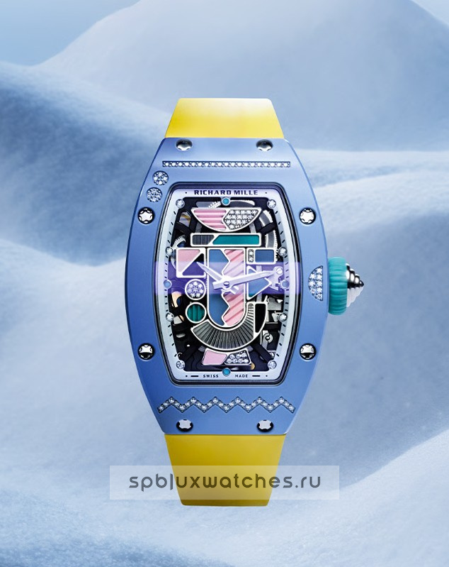Richard Mille RM 07-01 Automatic Winding Coloured Ceramics Powder Blue 31.4 x 42.5 mm