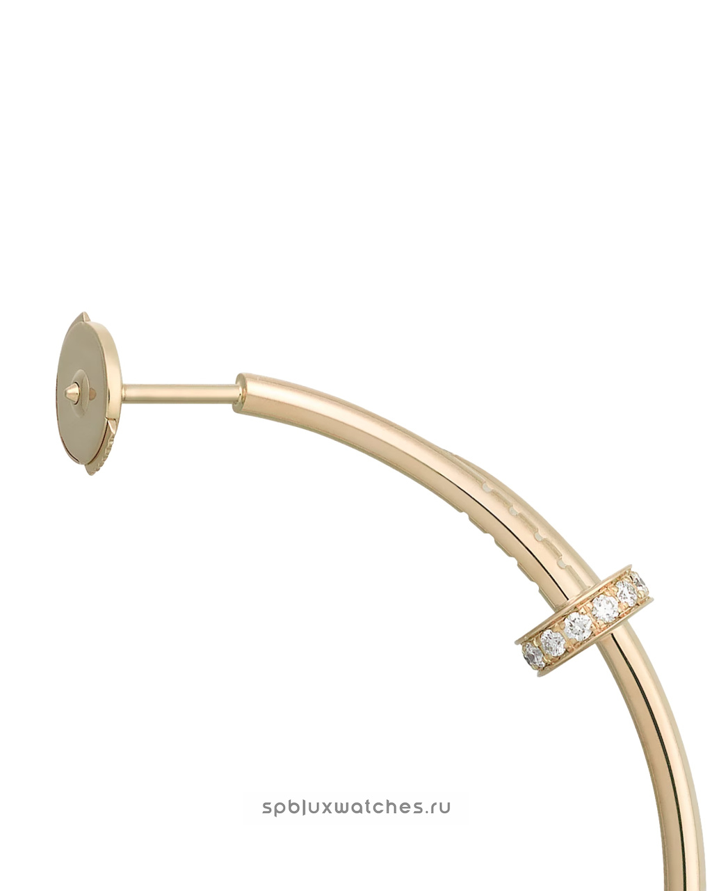 Серьги Cartier Juste un Clou Hoop Diamonds Earrings Large Model B8301225