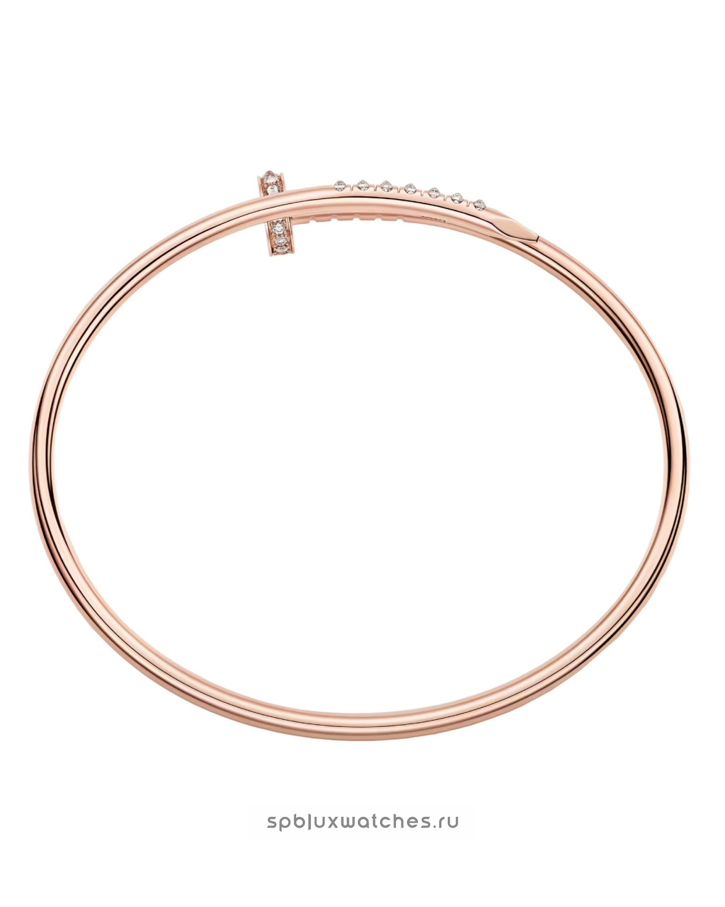 Браслет Cartier Juste un Clou Reverse-Set Diamonds Bracelet Small Model B6091317