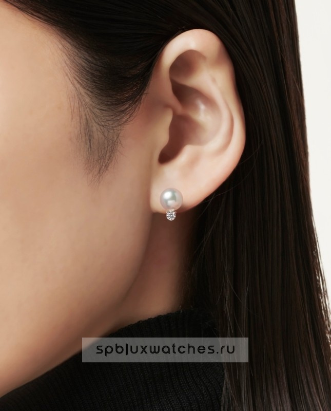 Серьги Mikimoto Pierced Earrings PE-955PU