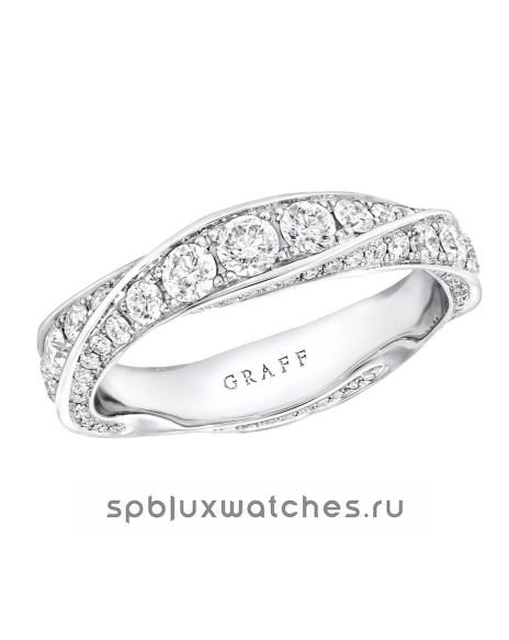 Кольцо Graff Spiral Pave Diamond Band RGR788