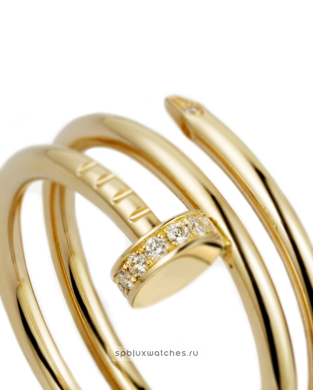 Кольцо Cartier Juste un Clou Diamonds Double Ring B4211800