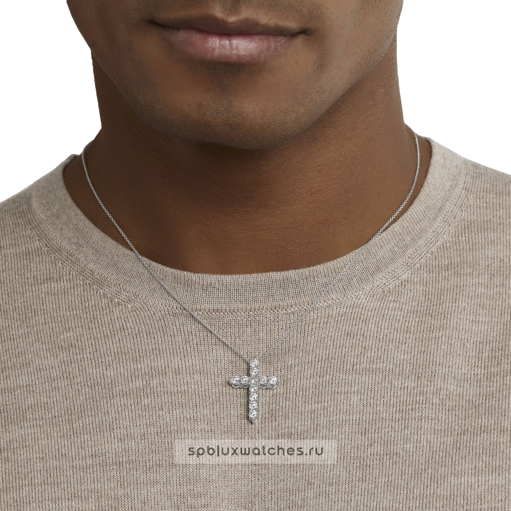 Крест Graff Classic Graff Round Diamond Cross Medium Pendant RGP006