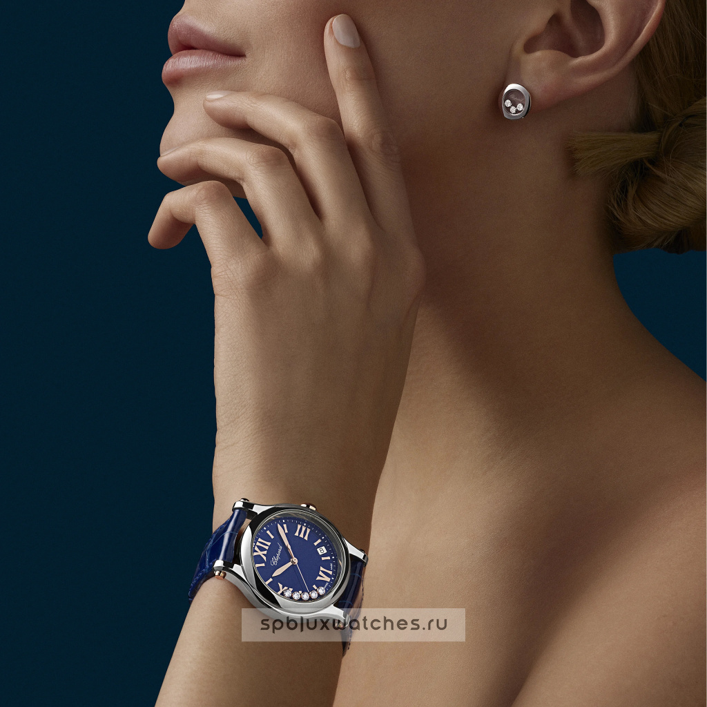 Серьги Chopard Happy Diamonds Icons Earrings 83A018-1001