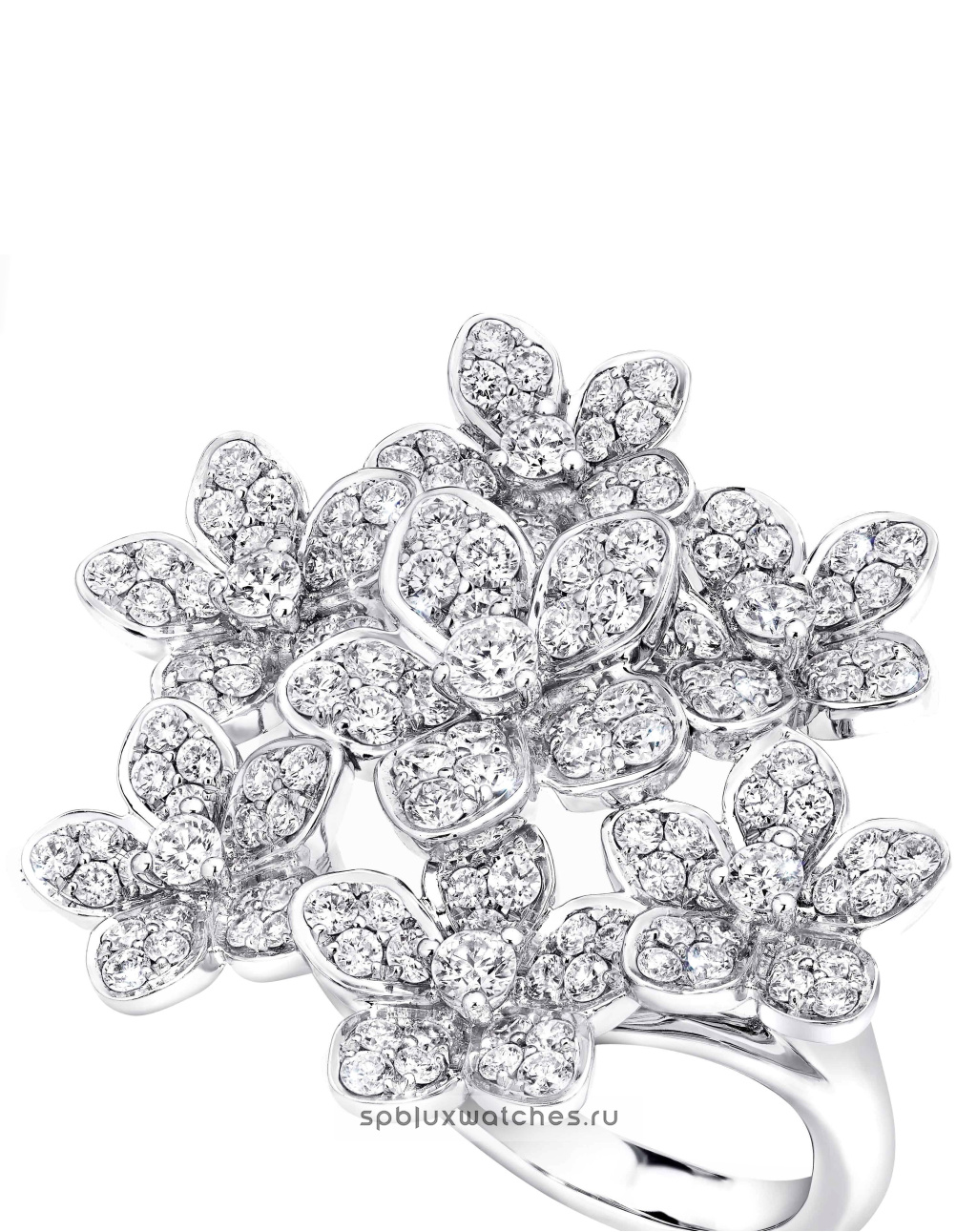 Кольцо Graff Wild Flower Large Diamond Cluster Ring RGR844