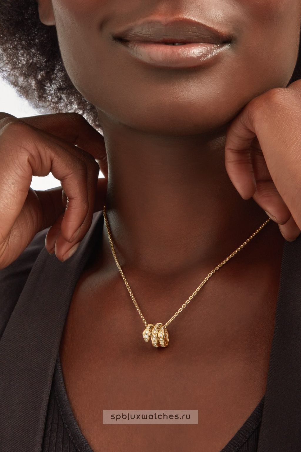 Подвеска Bvlgari Serpenti Viper Necklace 357936