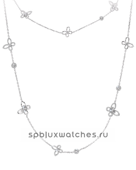 Колье Graff Butterfly Silhouette Diamond Long Necklace RGP749