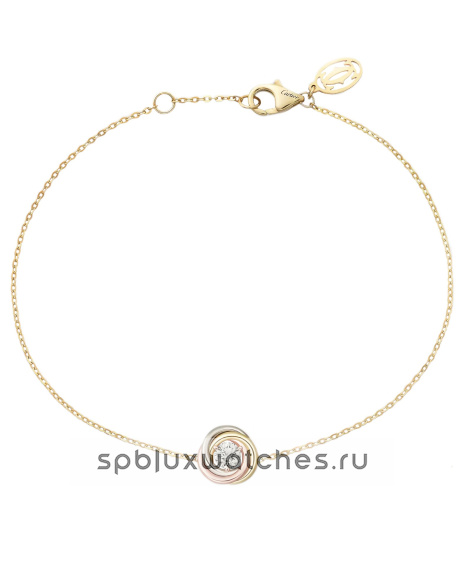 Браслет Cartier Trinity On Chain 1 Diamond Bracelet B6068017