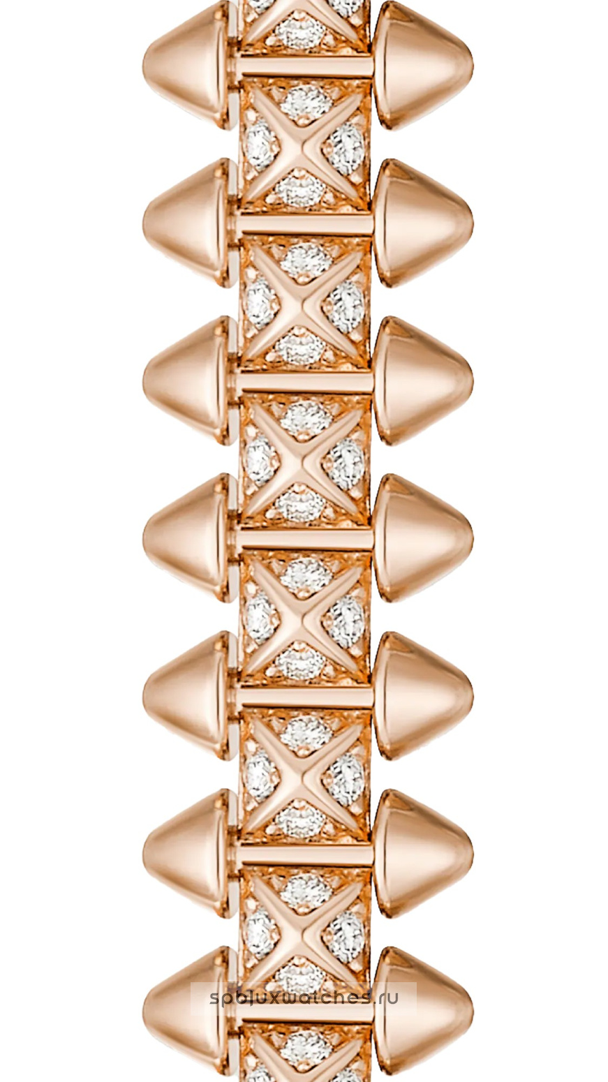 Браслет Cartier Clash de Cartier Flexible Paved Bracelet Small Model N6728517