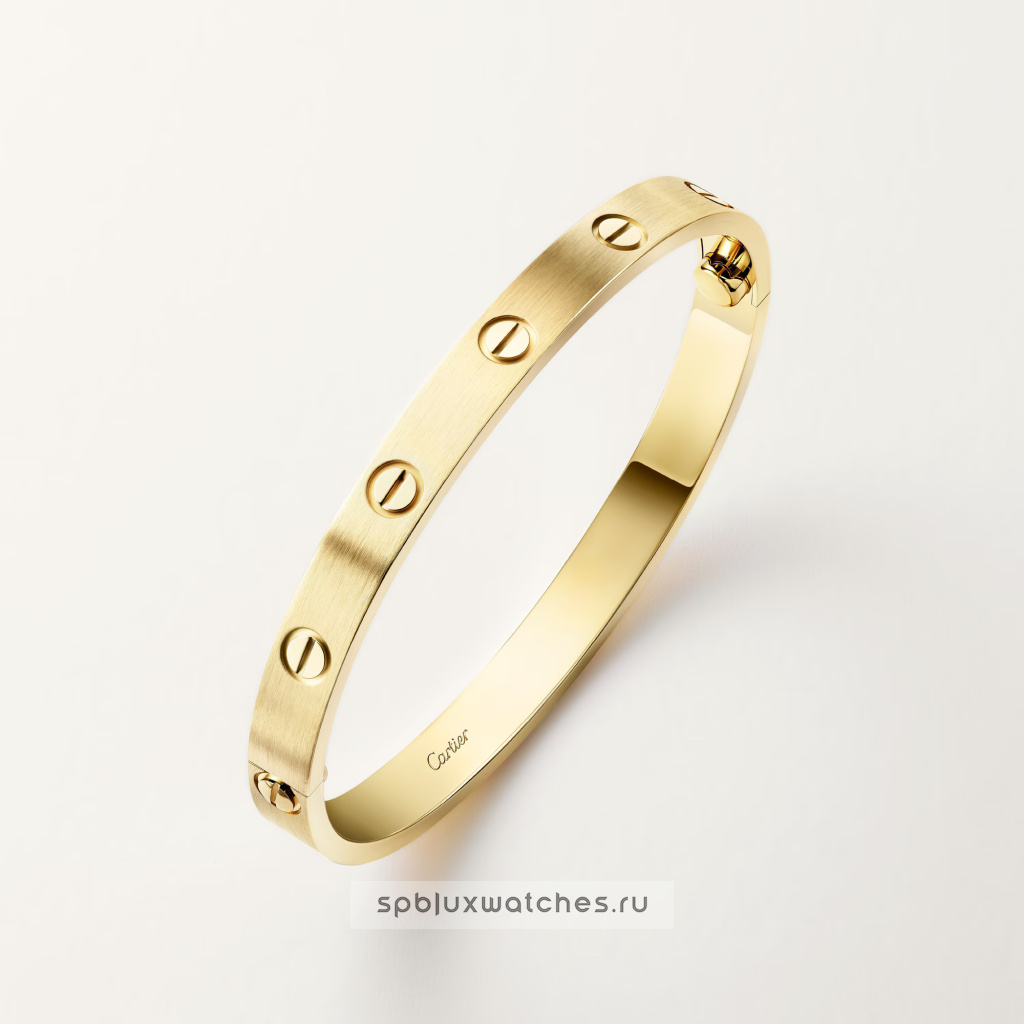 Браслет Cartier Love Classic Brushed Bracelet B6077015