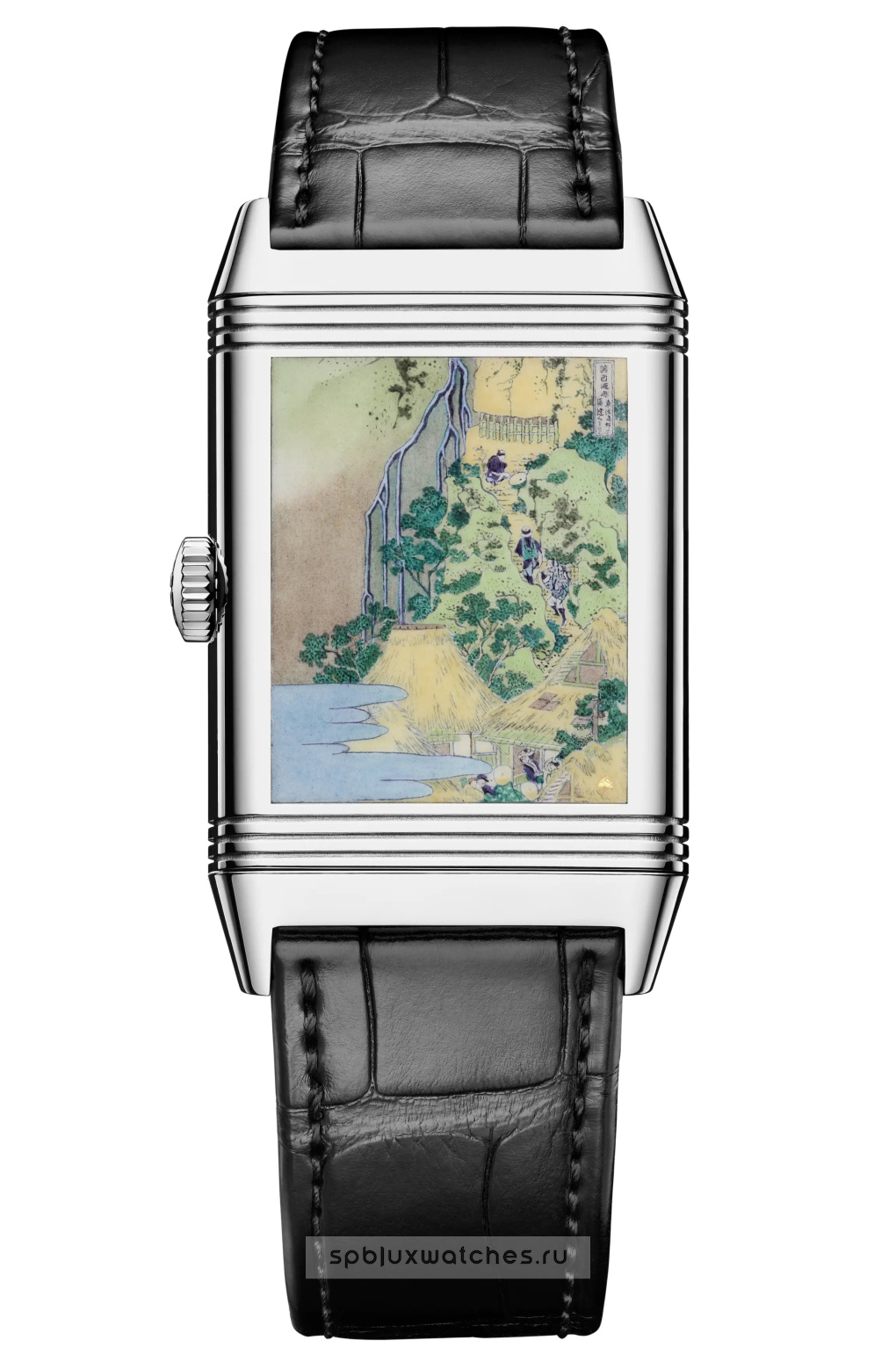 Jaeger-LeCoultre Reverso Tribute Enamel Hokusai Kiyotaki Kannon Waterfall 45.6 x 27.4 mm Q39334T8