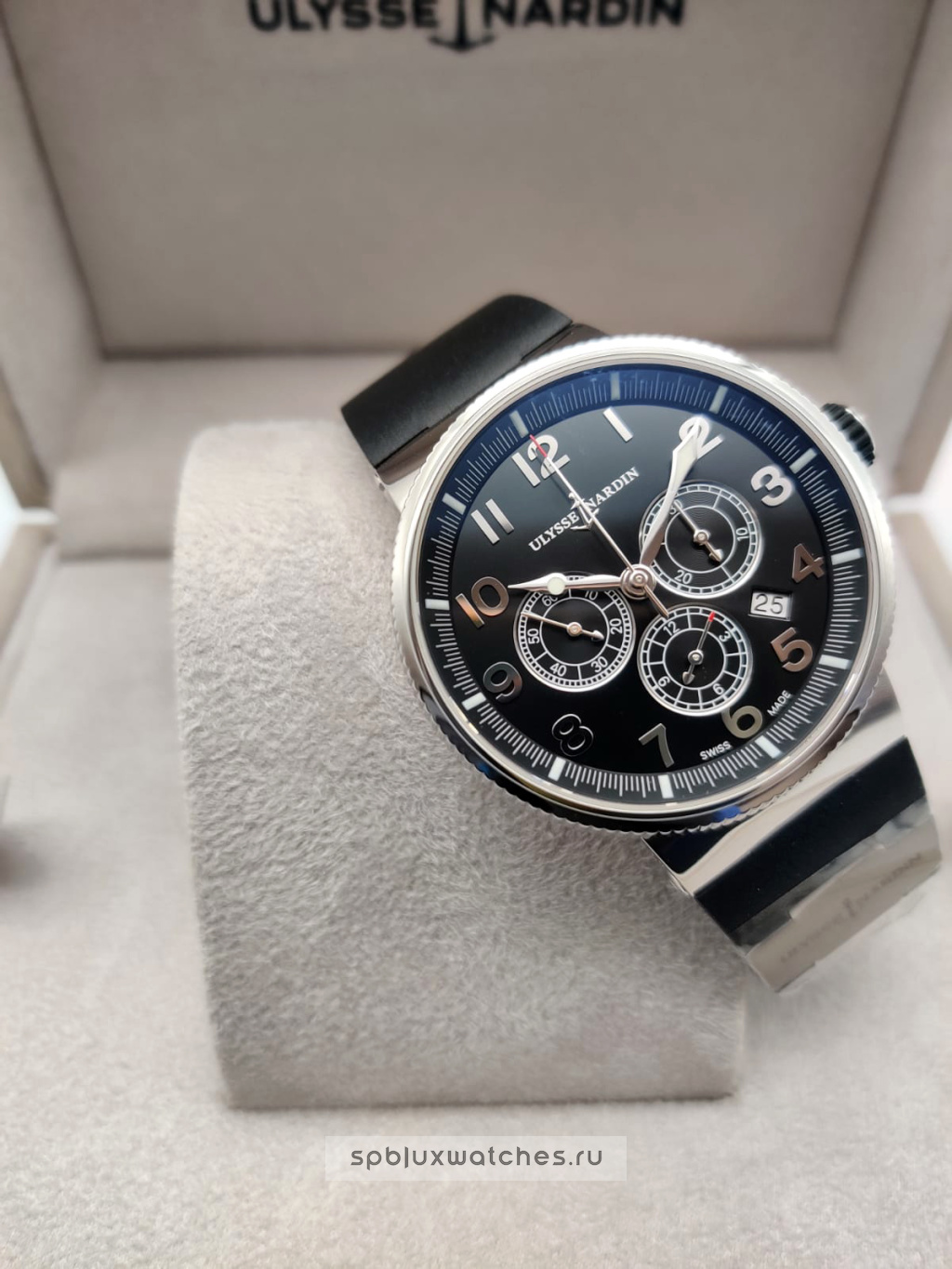 ulysse nardin marine chronograph manufacture 43mm 1503 150 3 62