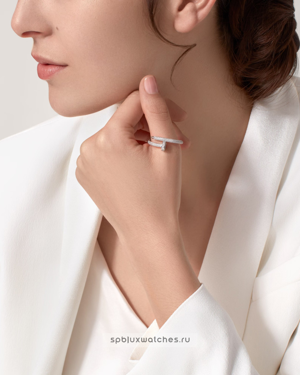 Кольцо Cartier Juste un Clou Paved Ring Classic Model N4748700