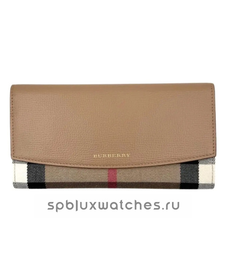 Кошелек Burberry Canvas Leather